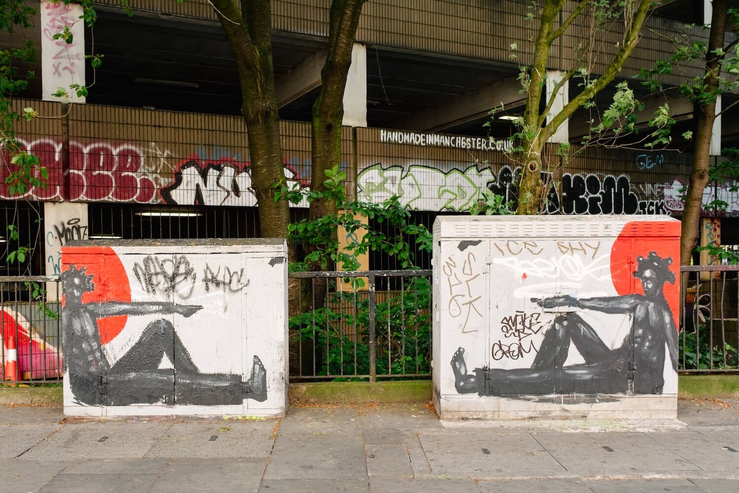 A New Broom street art near Stevenson Square in Manchester.