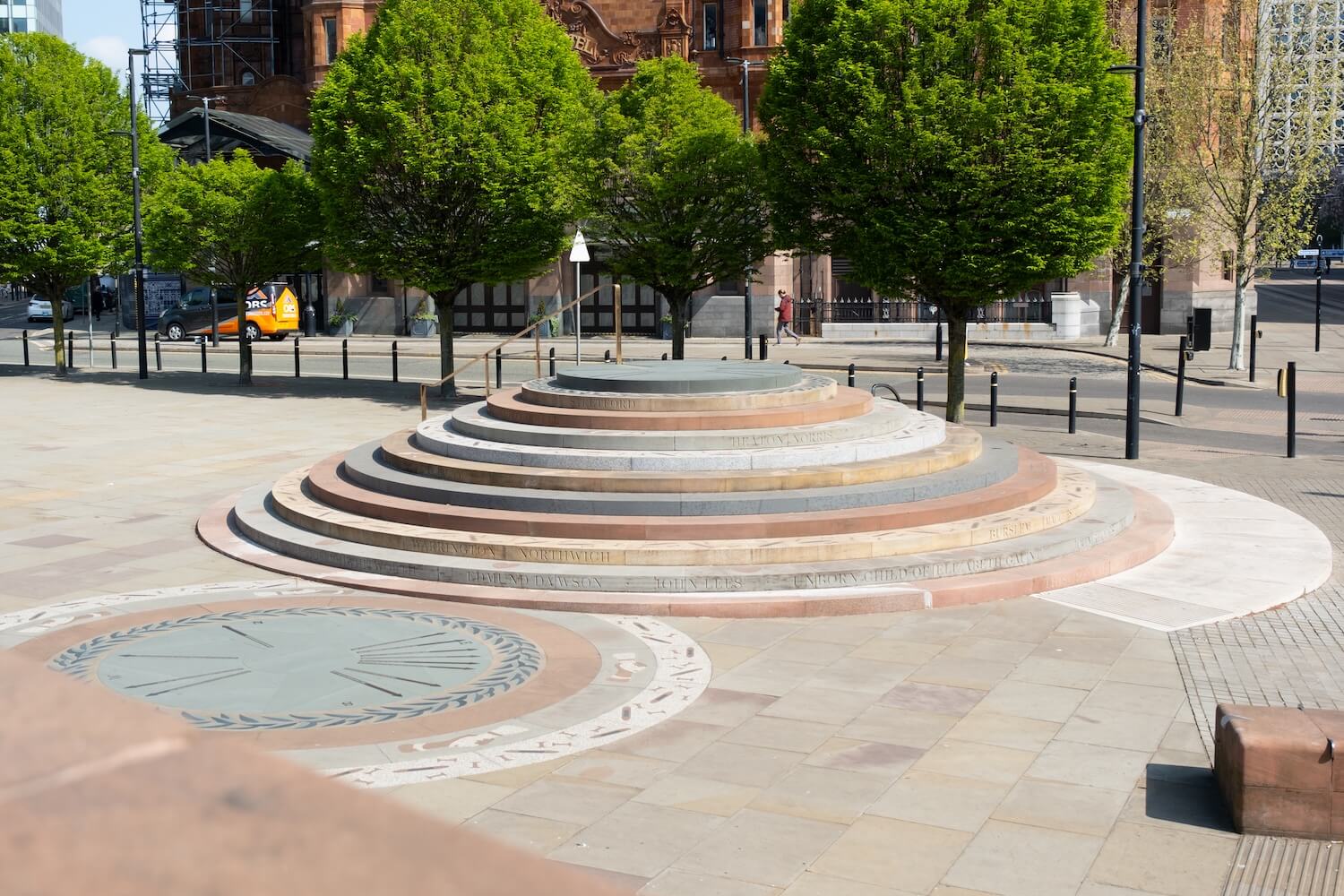 Peterloo Massacre Monument in Manchester,