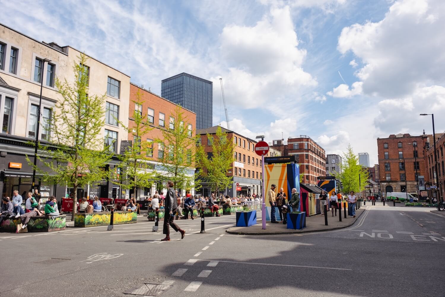 Stevenson Square in Manchester’s Northern Quarter.